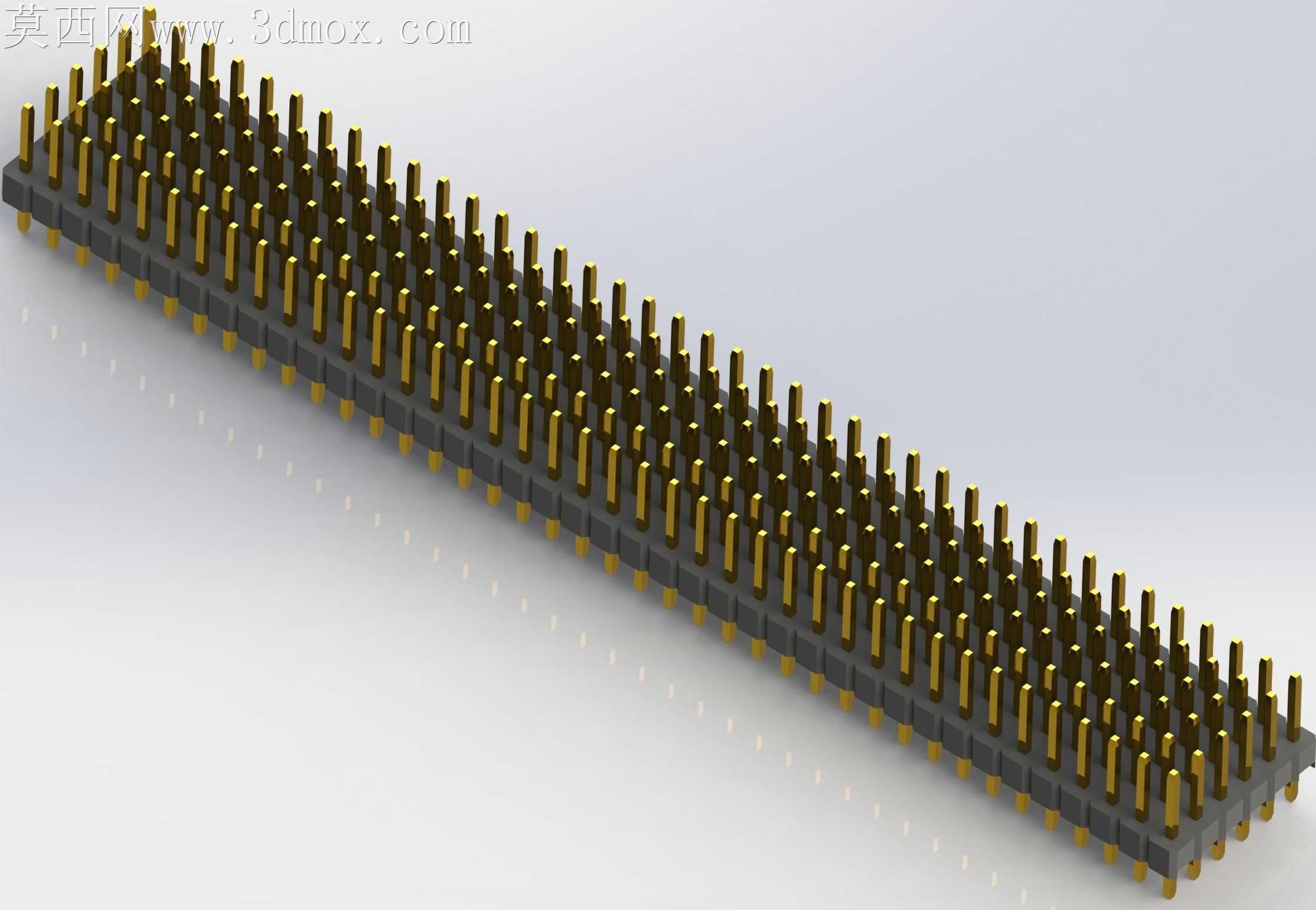������6x40���У���Ʊ���2.54 mm��ͷ�Ű�ܽ�