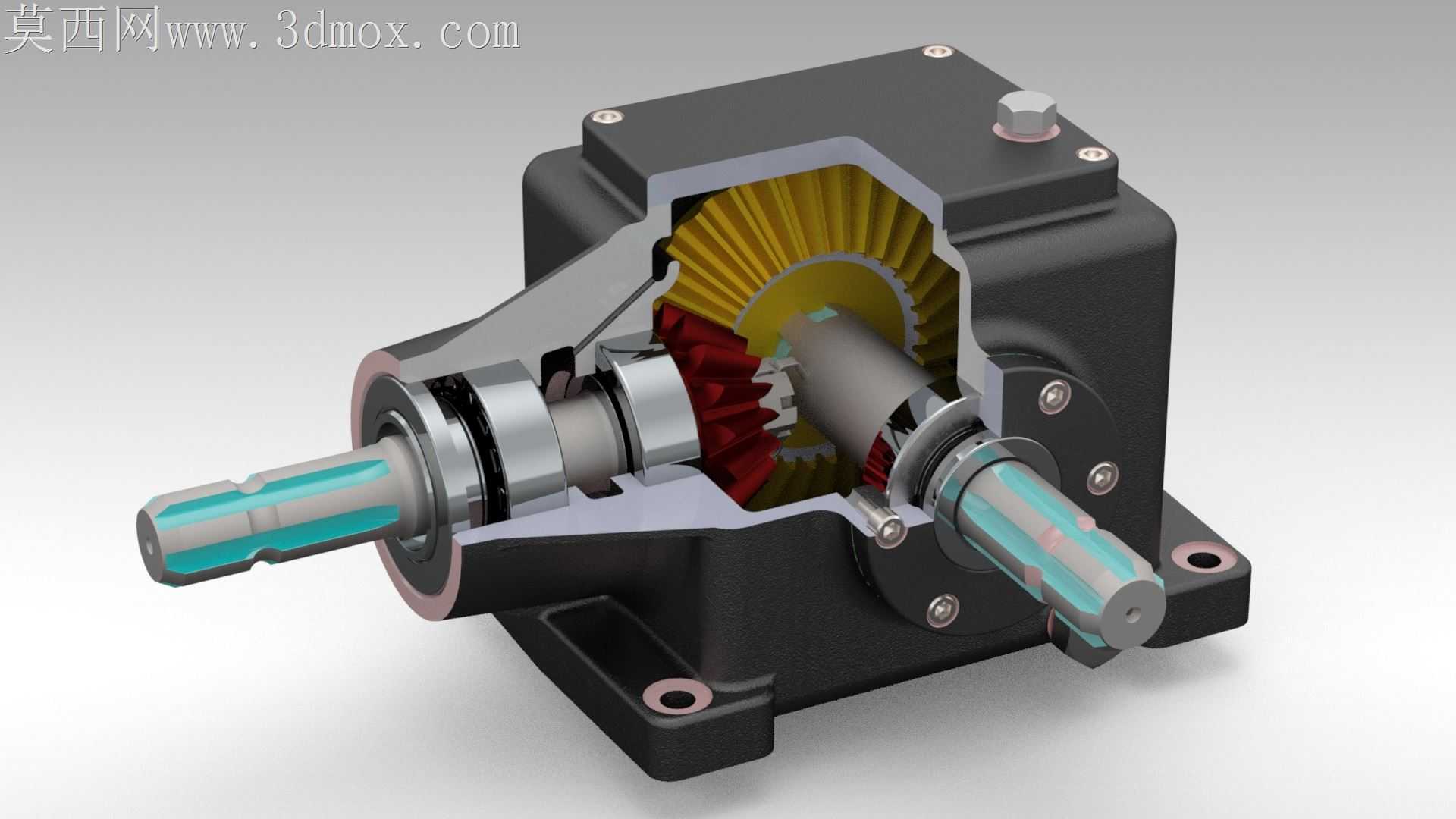 Solidworks锥齿轮箱