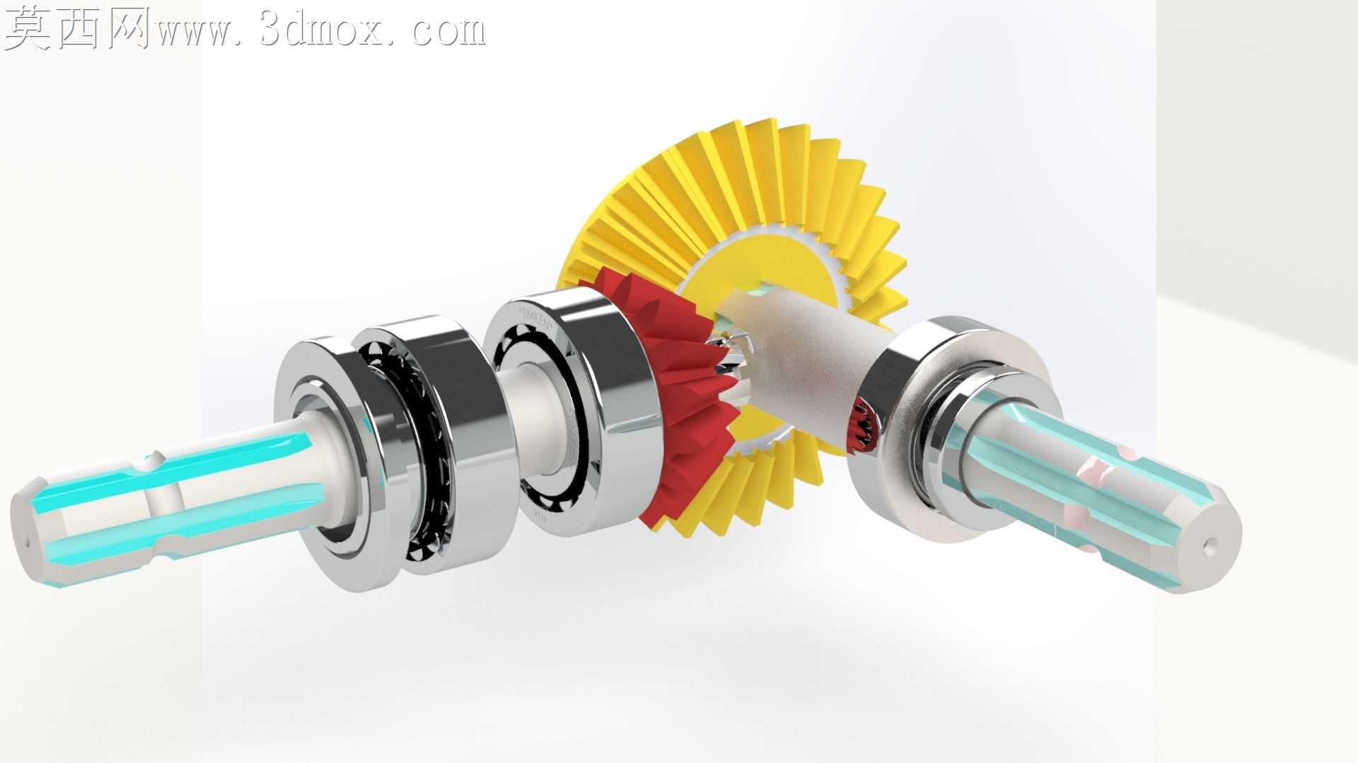 Solidworks锥齿轮箱