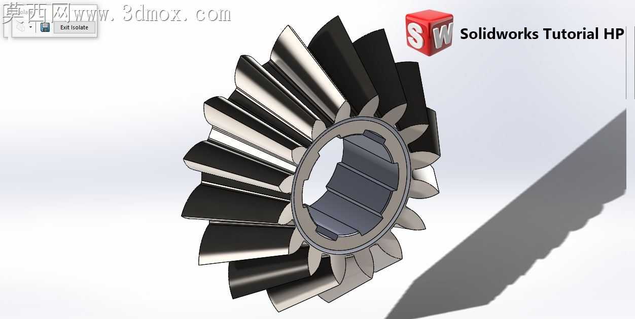 Solidworks锥齿轮箱