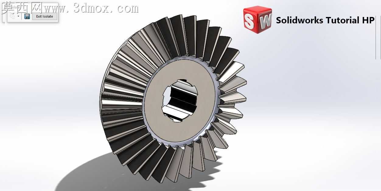 Solidworks锥齿轮箱