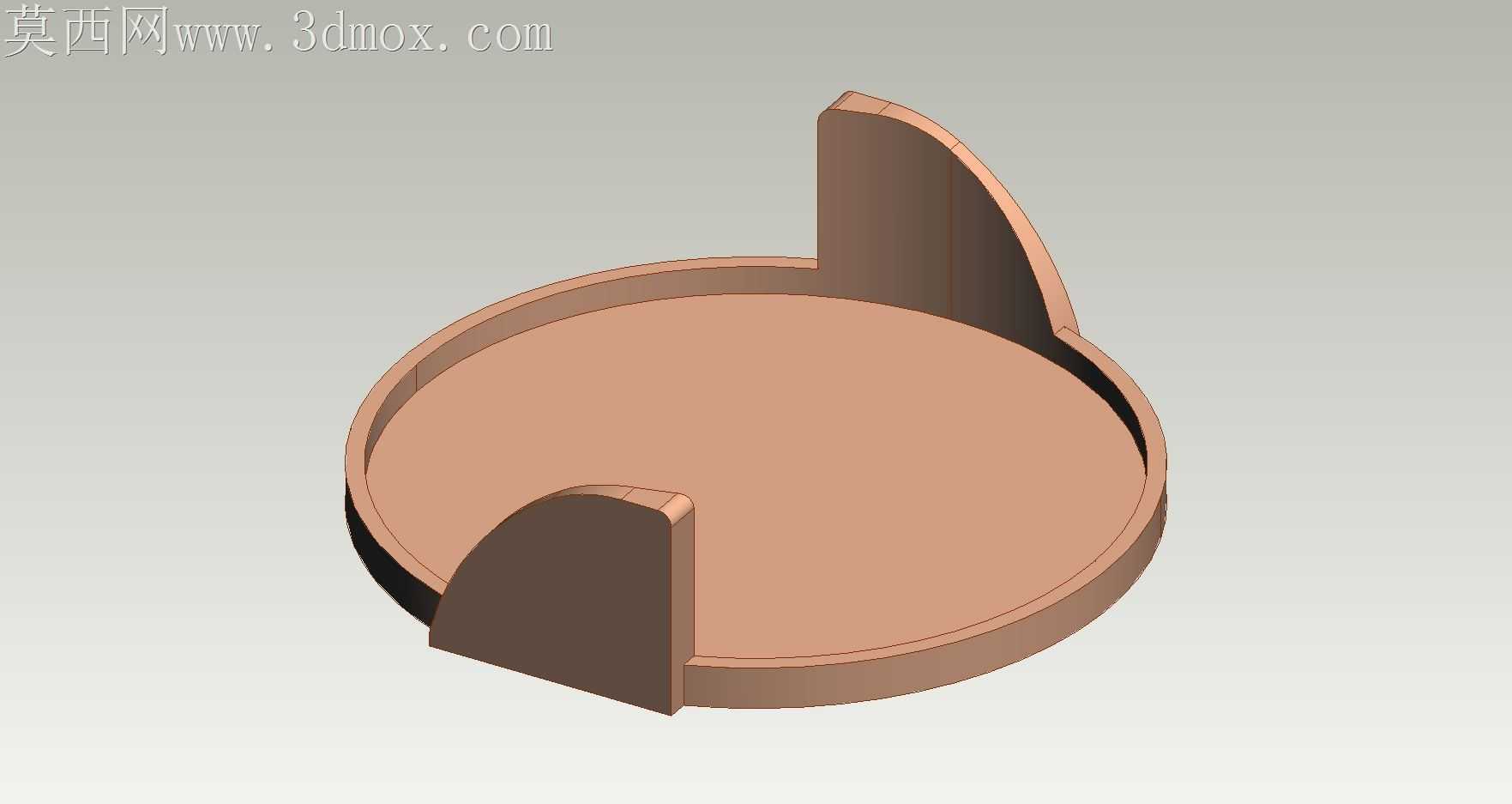 3D打印50毫米钢筋混凝土模型旋转器