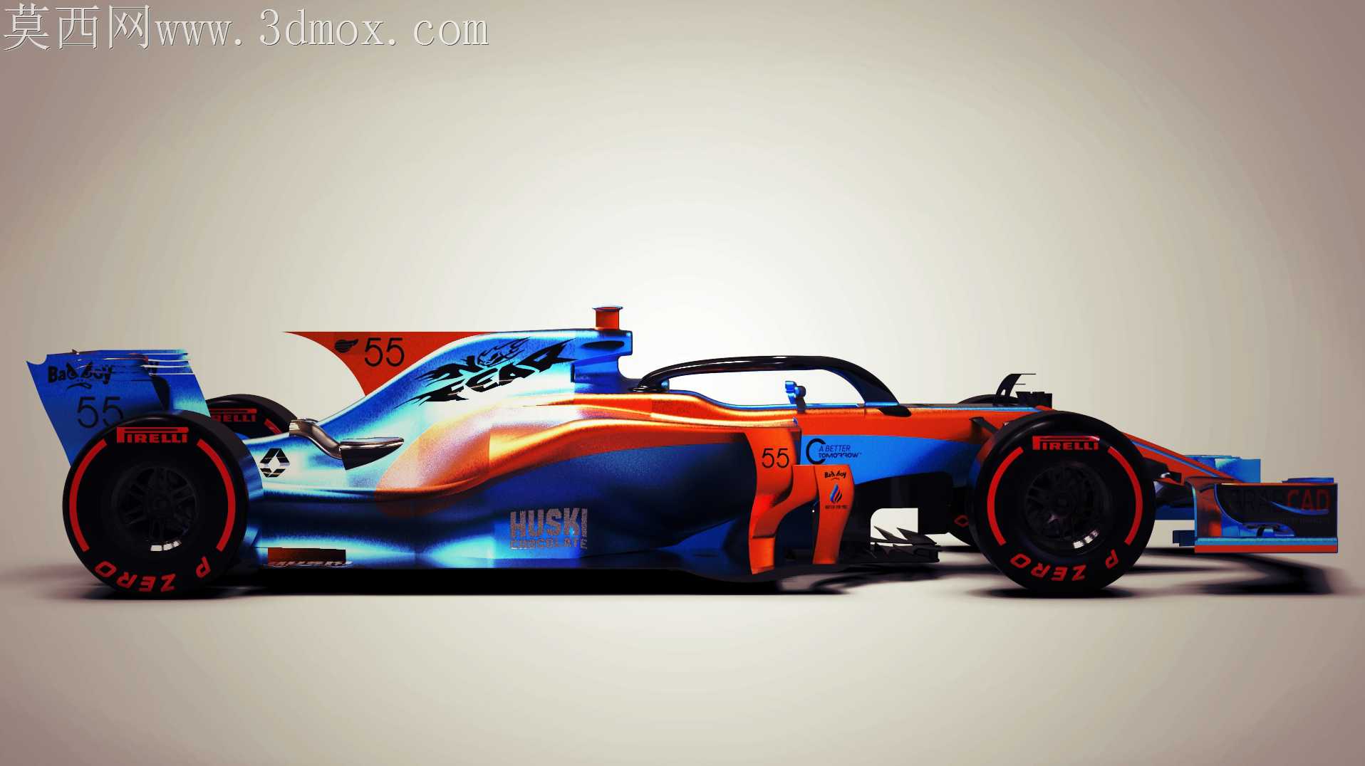 F1赛车。