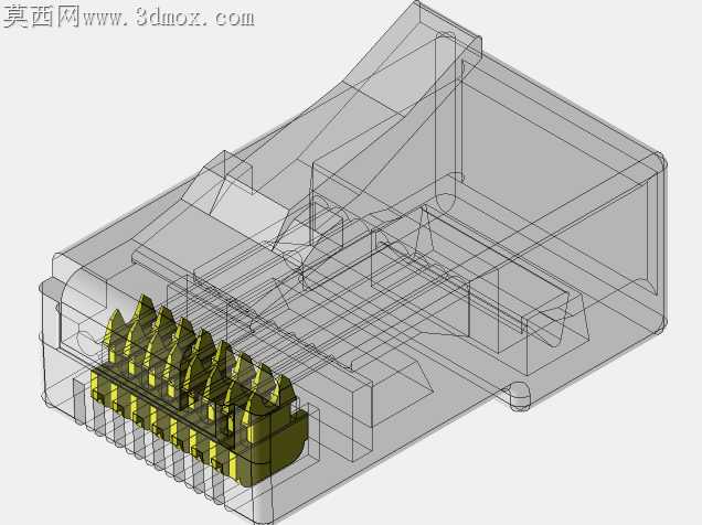 RJ45(8P8C)插头未屏蔽