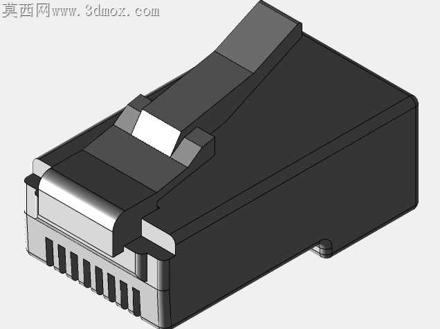 RJ45(8P8C)插头未屏蔽
