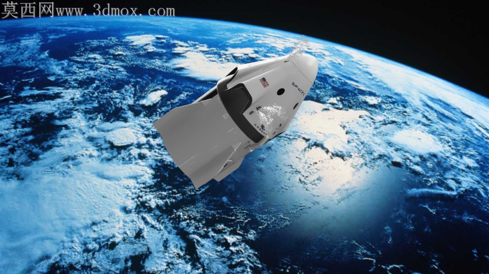 太空人太空舱龙