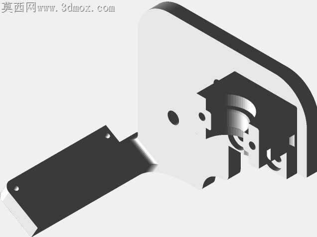 用于E3D V6热端的Creality-CR10底座