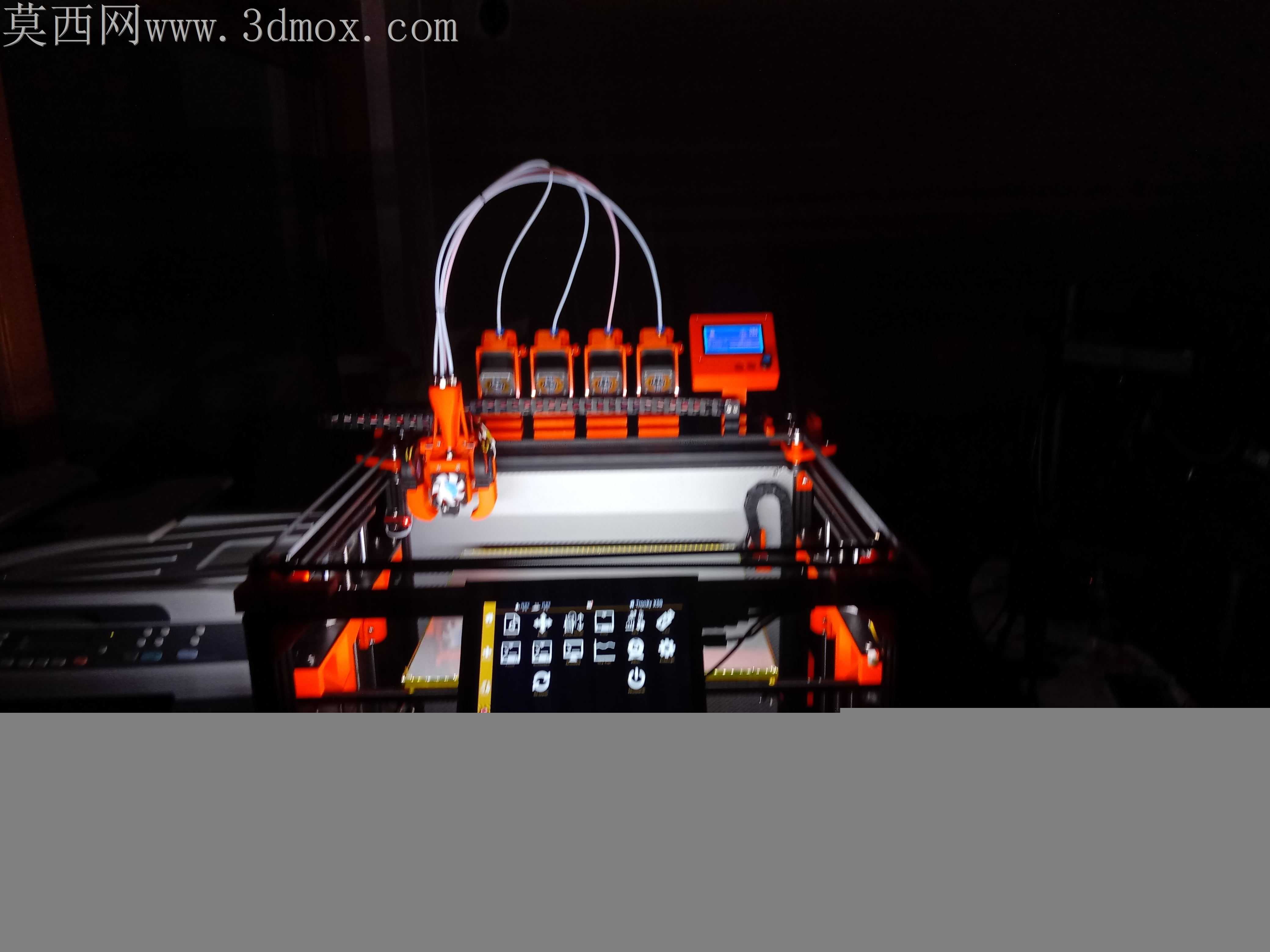 Tronxy X5S 4色热端