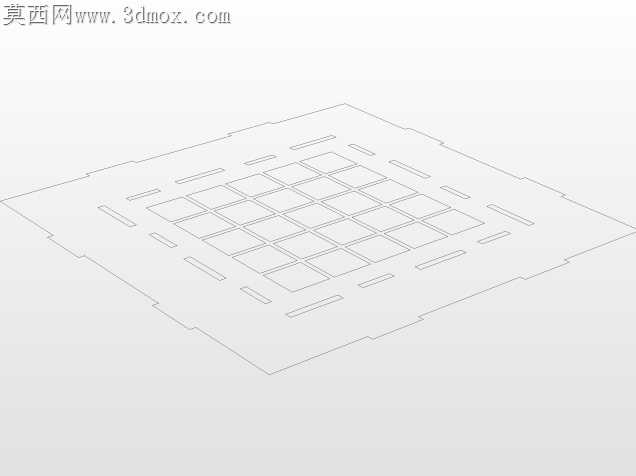 埃菲尔铁塔三维拼图-激光切割