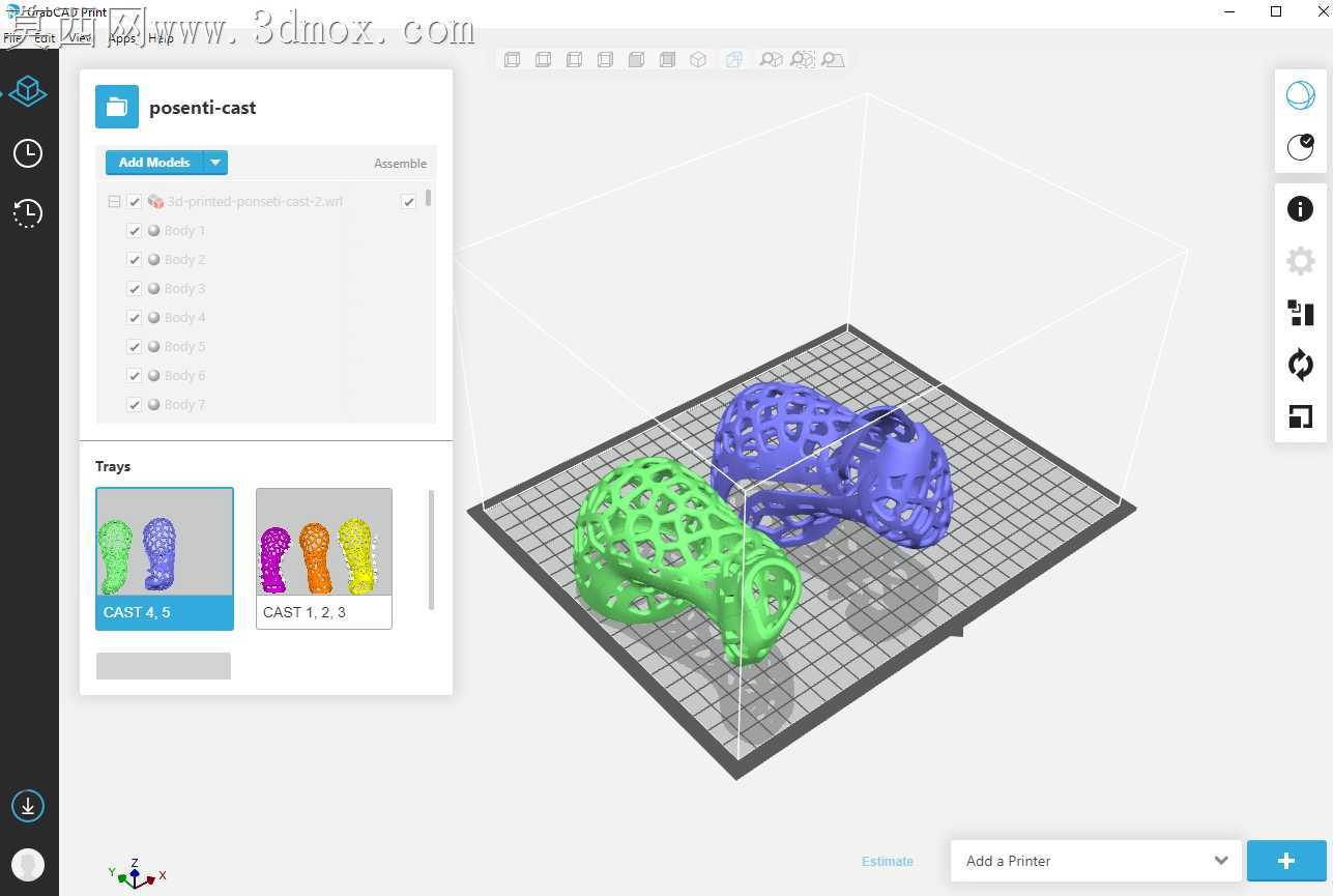 Ponseti方法的3D打印铸件