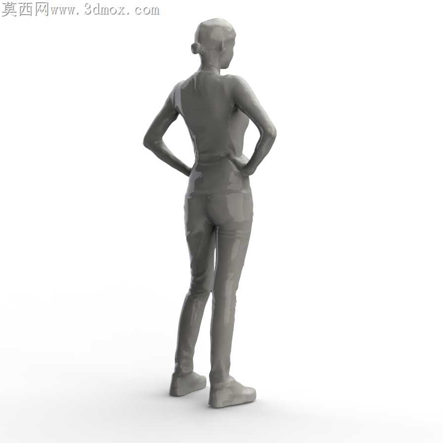 破牛仔裤女孩