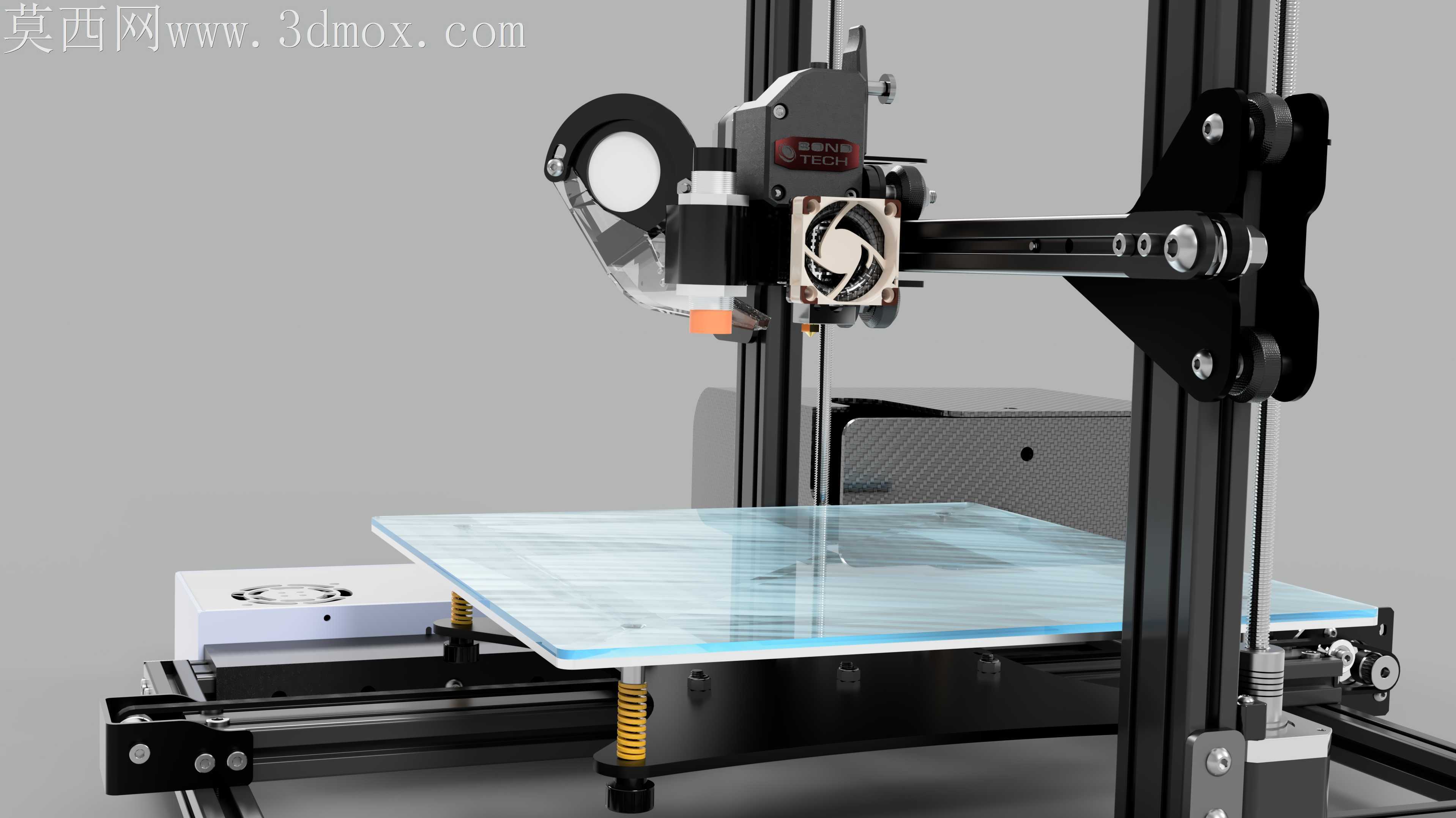 改进的Creality CR-10S(S3型)3D打印机组件