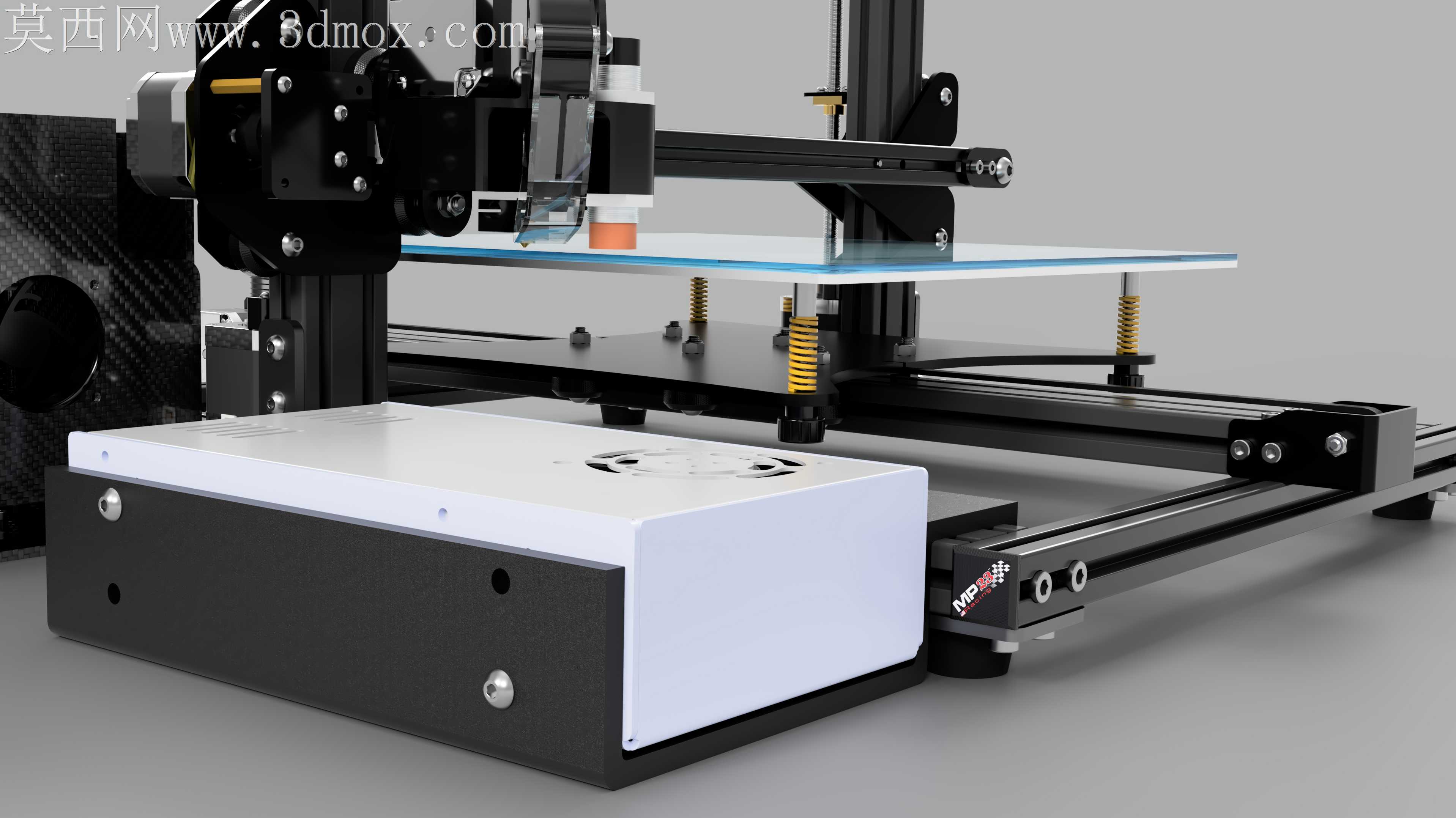 改进的Creality CR-10S(S3型)3D打印机组件