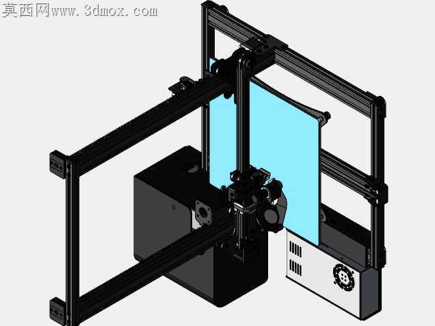 改进的Creality CR-10S(S3型)3D打印机组件