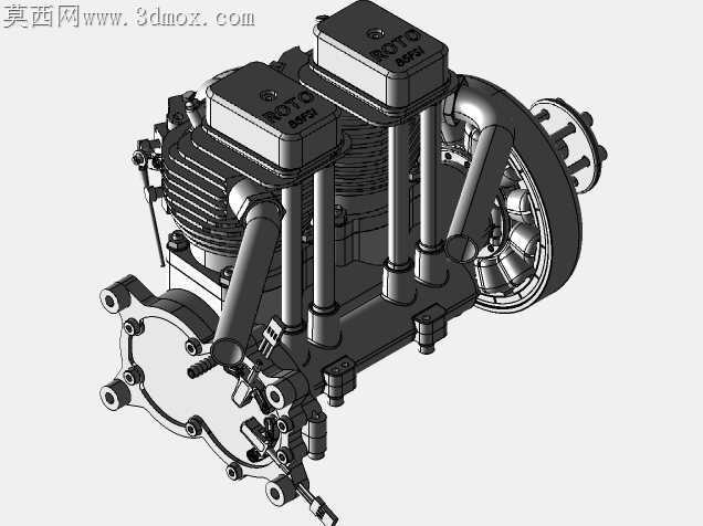ROTO 85FSi AL无人机发动机