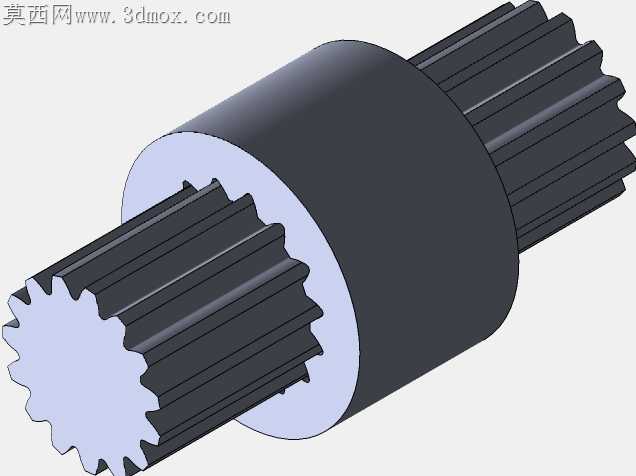 ANSI 92.1花键1“OD,DP 16/32 15 THE 30度