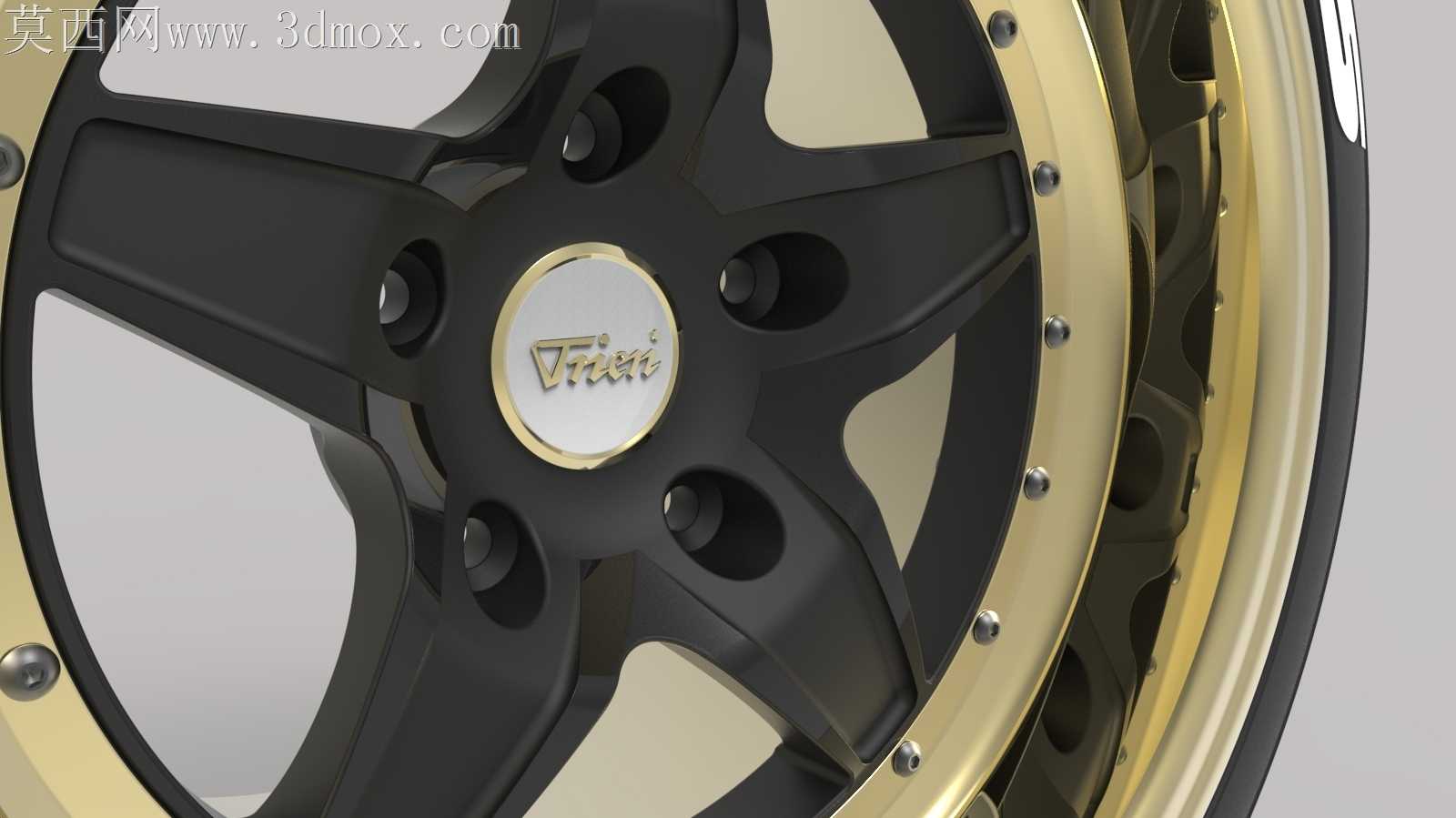 Trieri Design品牌车轮I 225/45/15x10 Toyo R888R