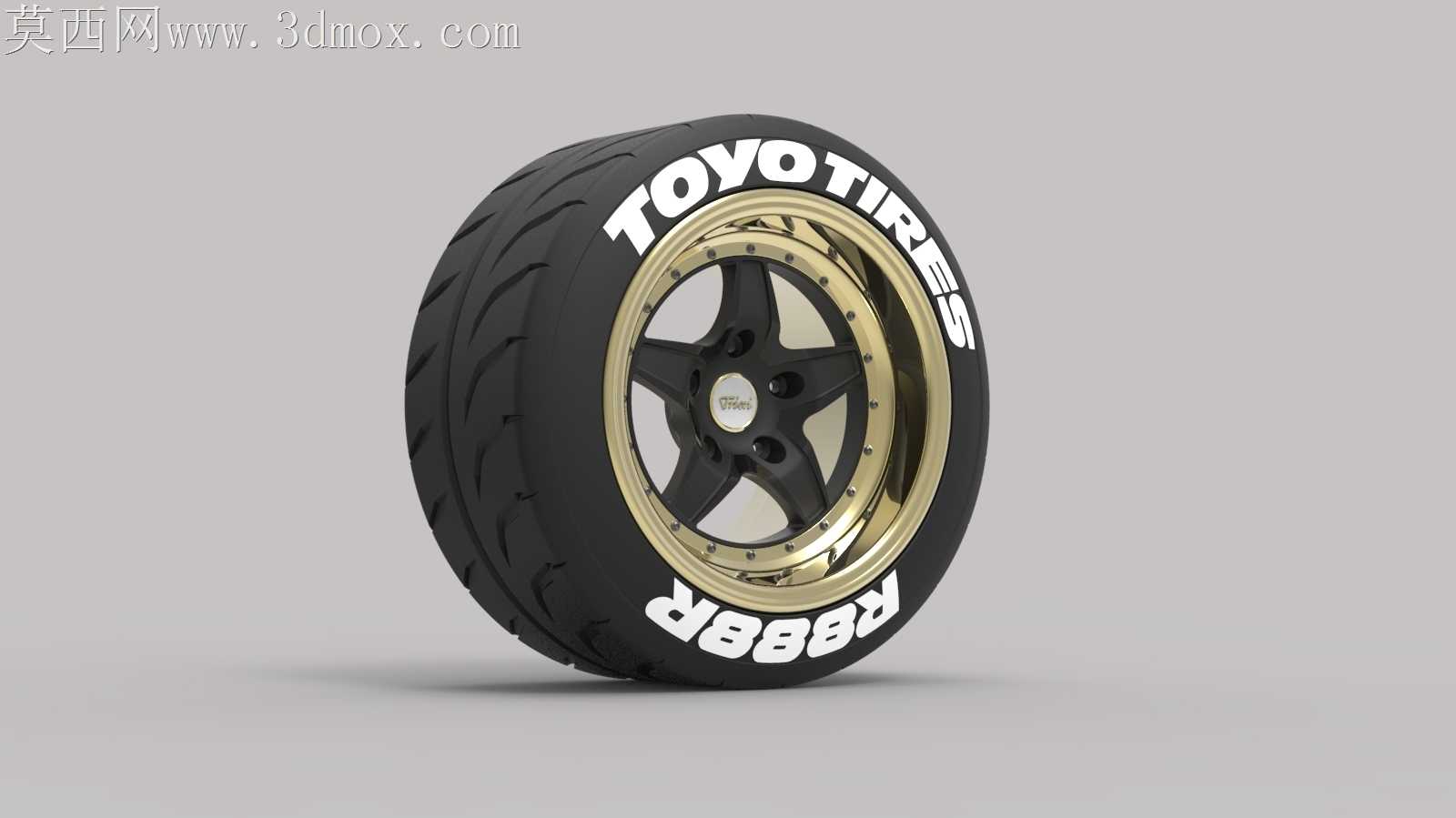 Trieri Design品牌车轮I 225/45/15x10 Toyo R888R
