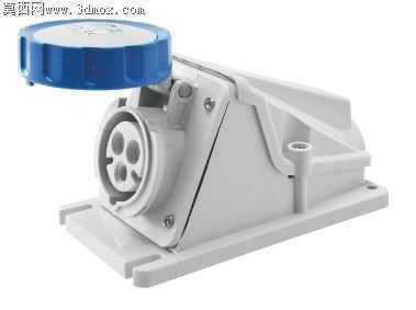 GEWISS GW 62 499 90��Ǳ��氲װ����-IP67-2P+E 16A 200-250V 50/60HZ-��ɫ-6H-��˿����IEC 309 HP