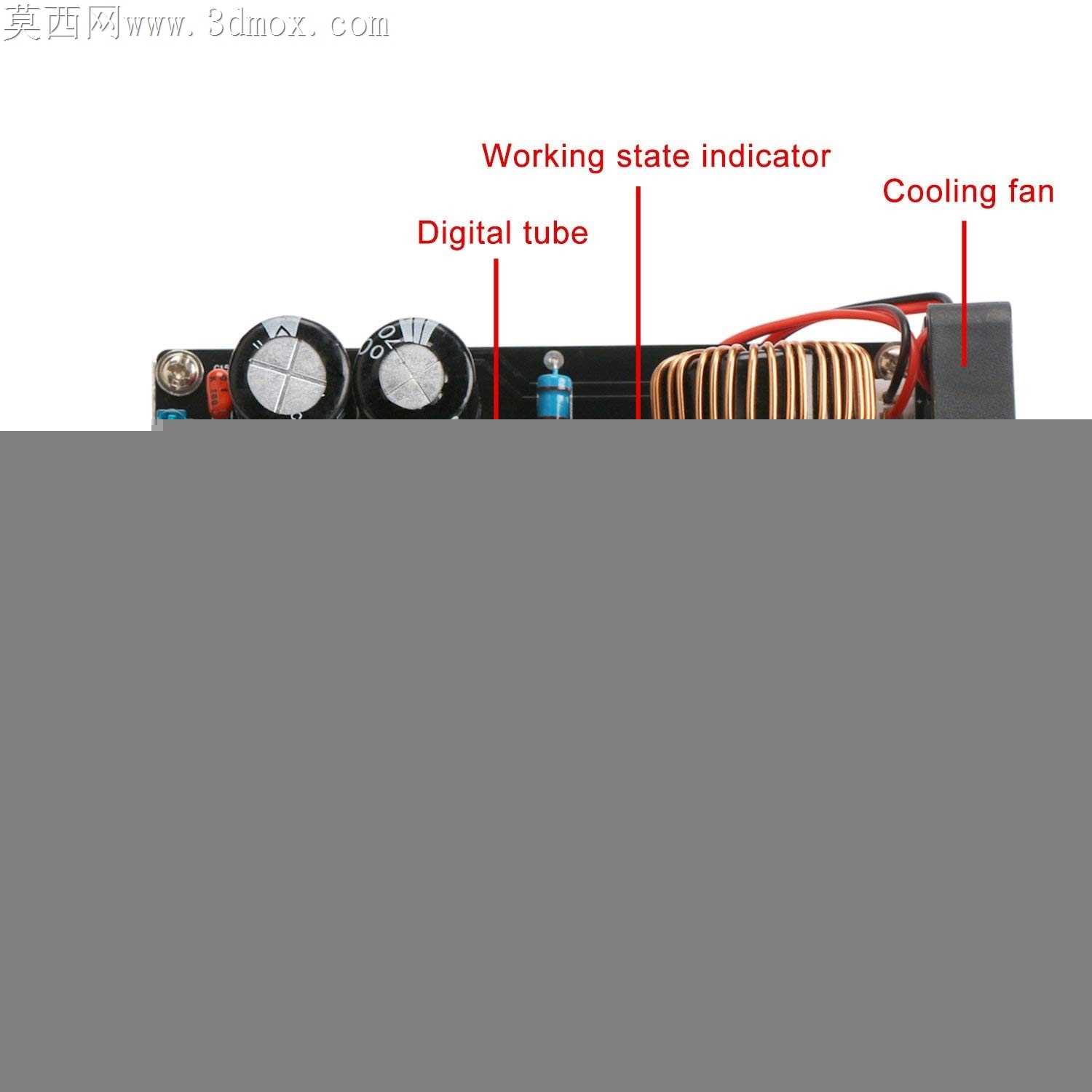 DROK降压稳压器DC 6V-65V至0-60V