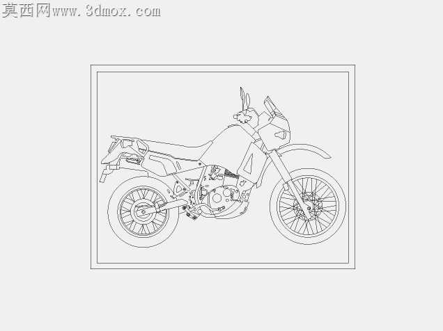 klr 650图纸侧视图