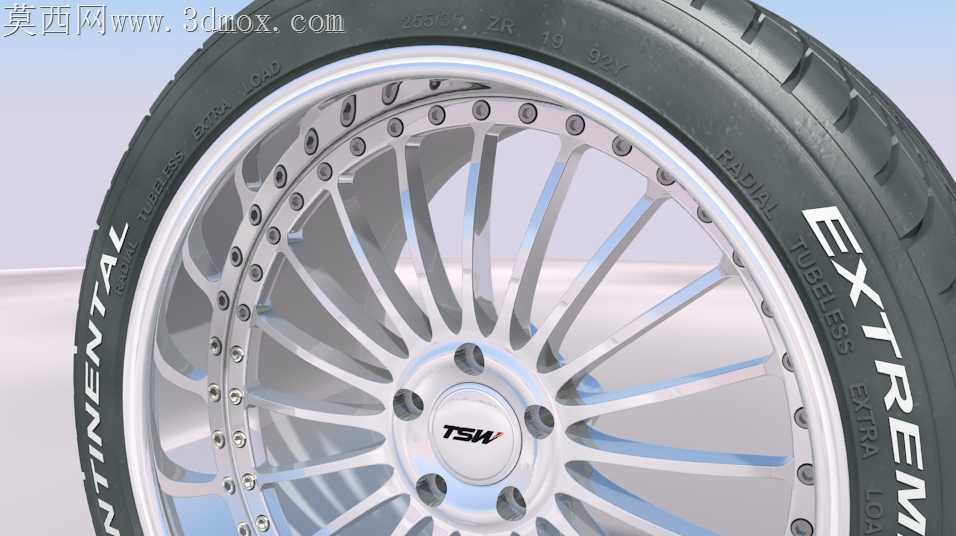 更新!!!TSW车轮w.Conti ExtremeContact DWS轮胎下部