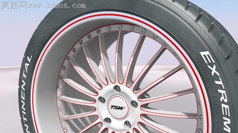 更新!!!TSW车轮w.Conti ExtremeContact DWS轮胎下部