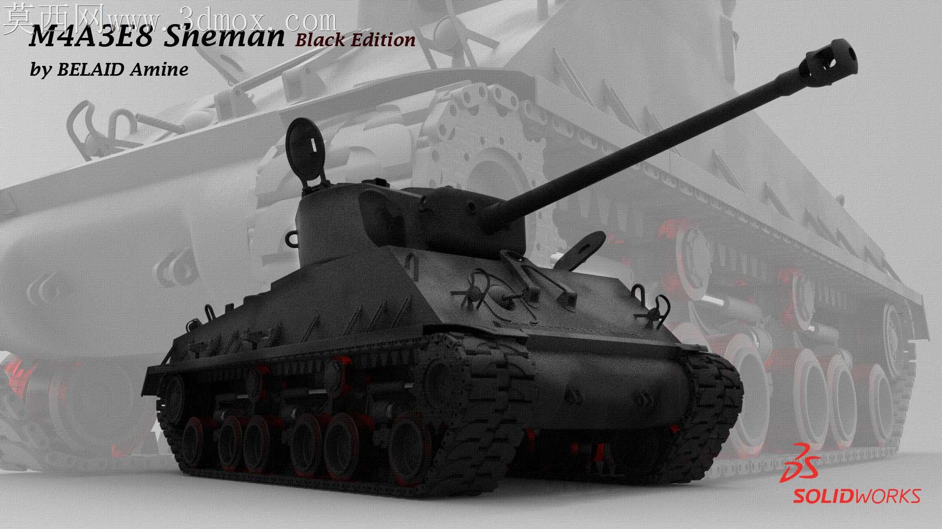 M4A3E8谢尔曼黑色版