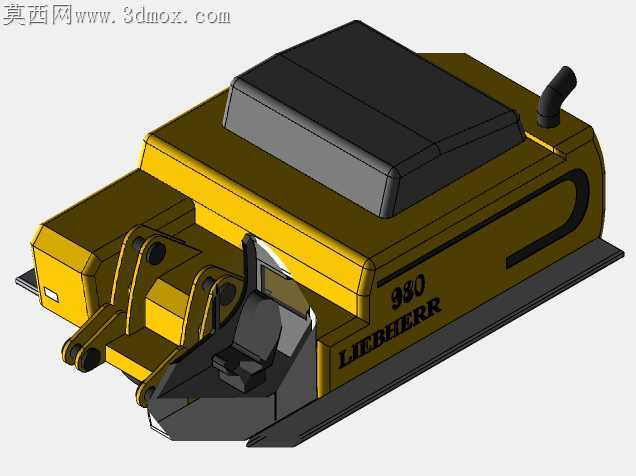 SolidWorks挖掘机利勃海尔R 980