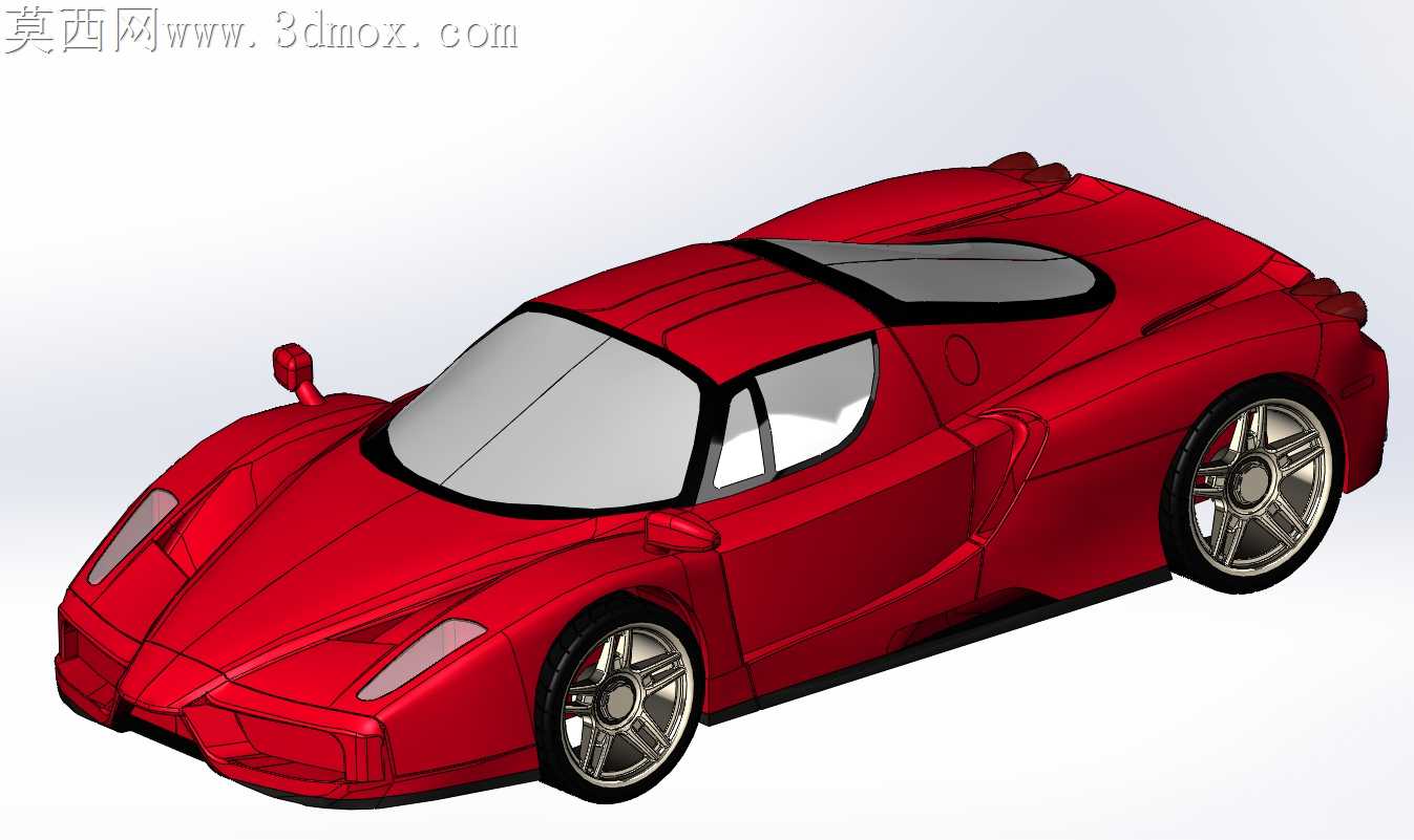 法拉利恩佐-基本Solidworks实体模型