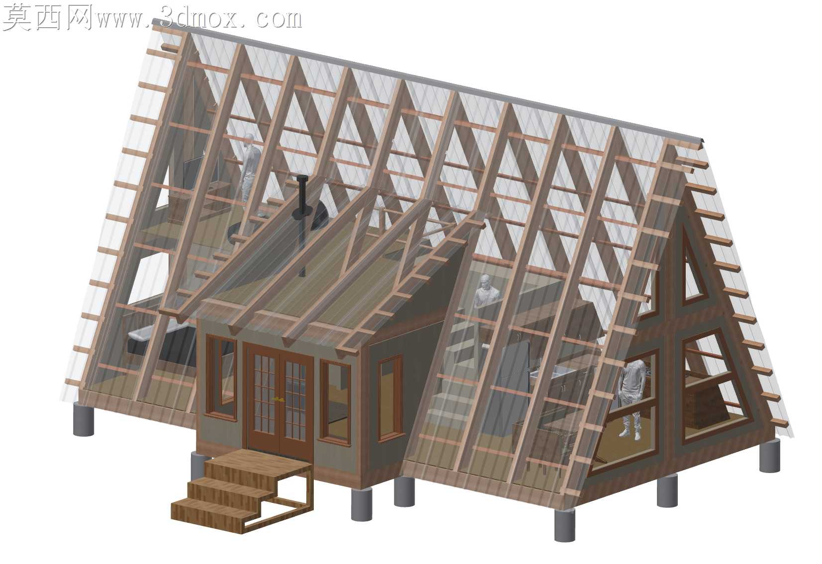 22’x40’A型框架,带入口限位