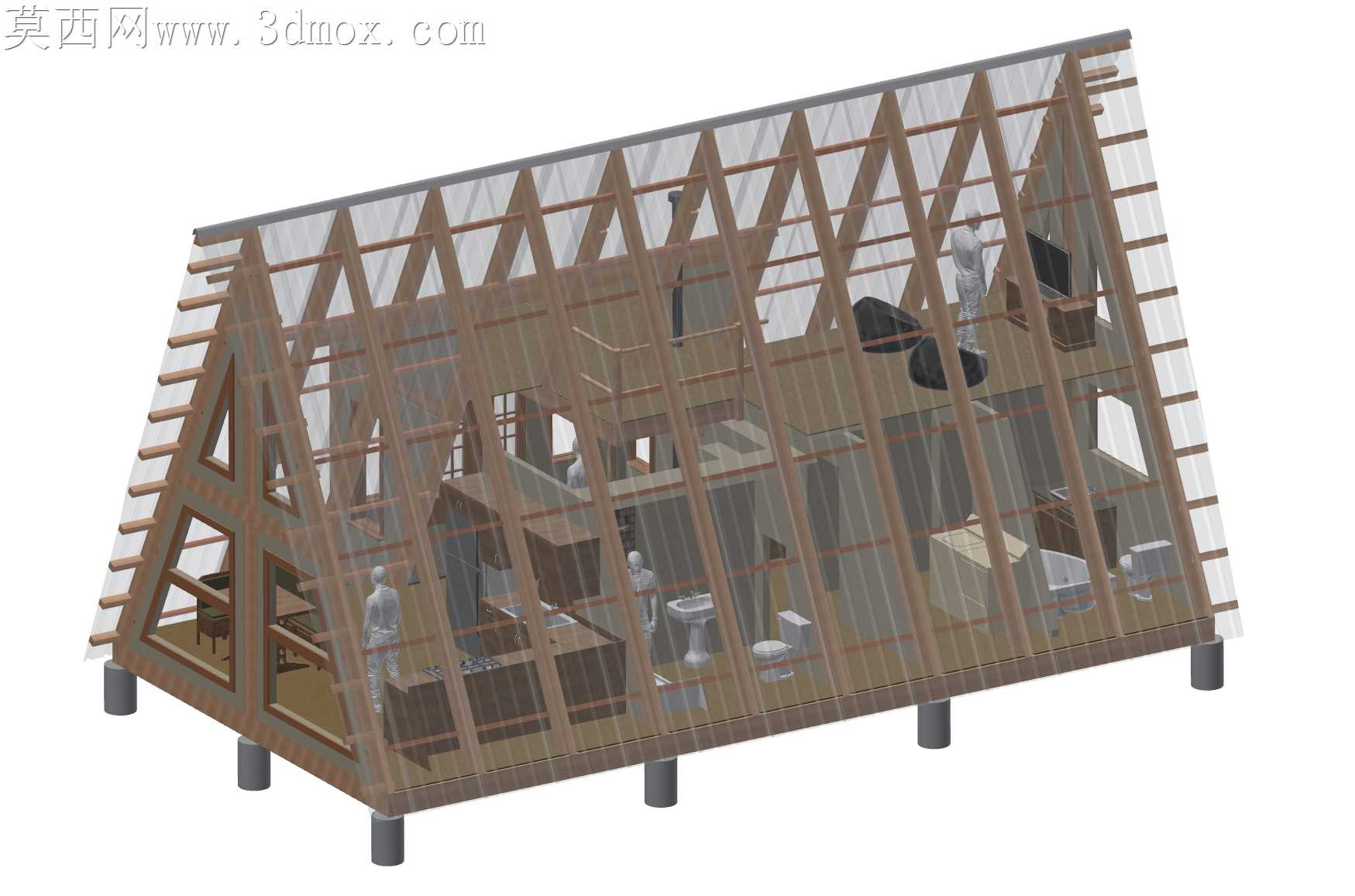 22’x40’A型框架,带入口限位