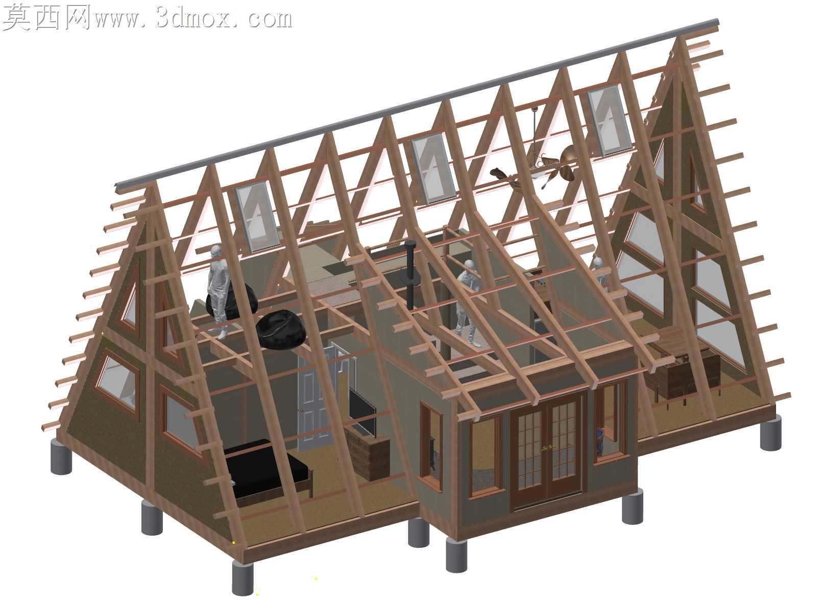22’x40’A型框架,带入口限位