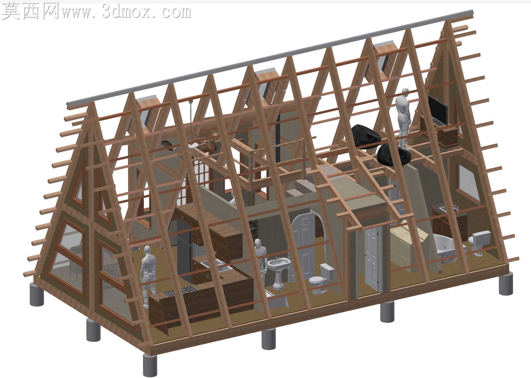 22’x40’A型框架,带入口限位