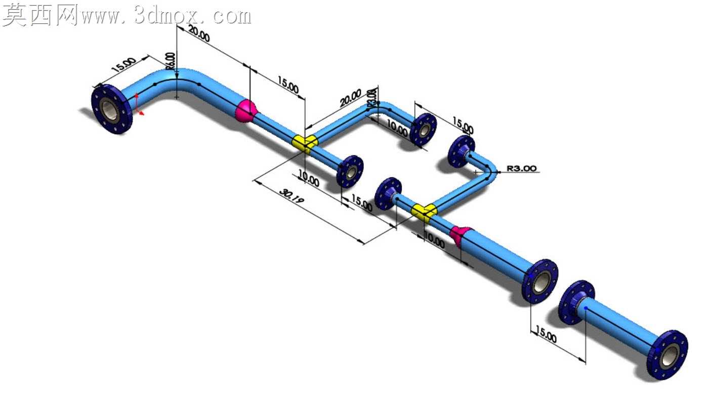 Solidwork中的管道设计-异径管的选择