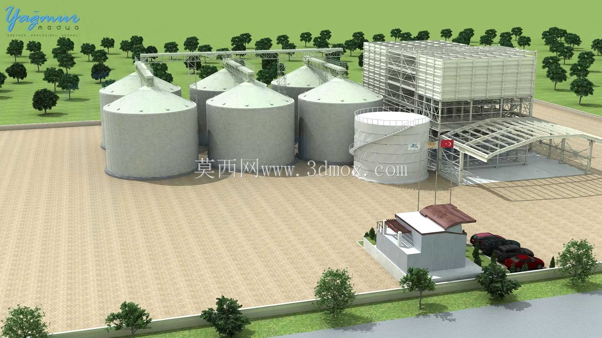 交钥匙动物饲料厂(工厂)20000平方米-Anahtar Teslim Yem??leme Tessi 20000平方米