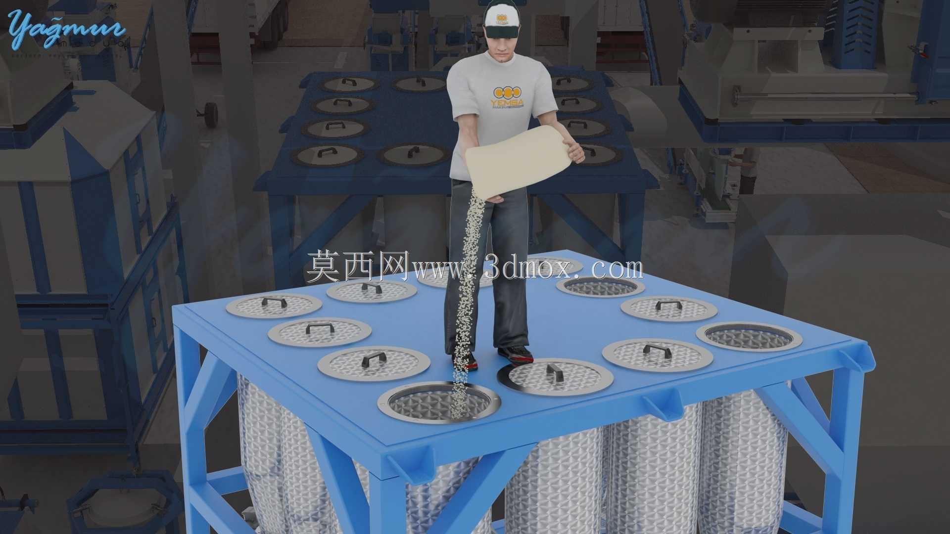 交钥匙动物饲料厂(工厂)20000平方米-Anahtar Teslim Yem??leme Tessi 20000平方米