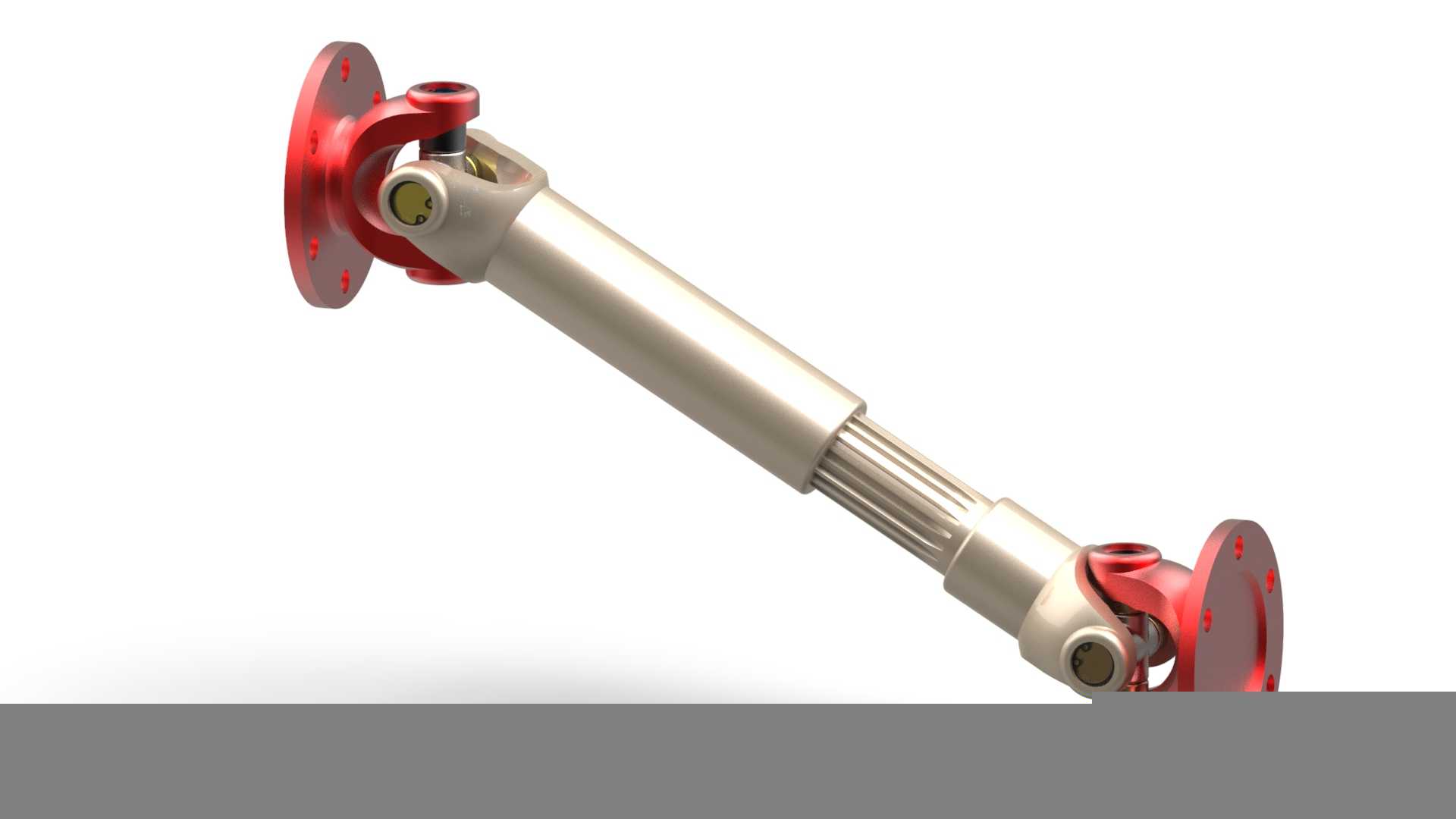 Solidworks教程#190使用SW Easy Design在Solidworks中设计双万向节轴组件