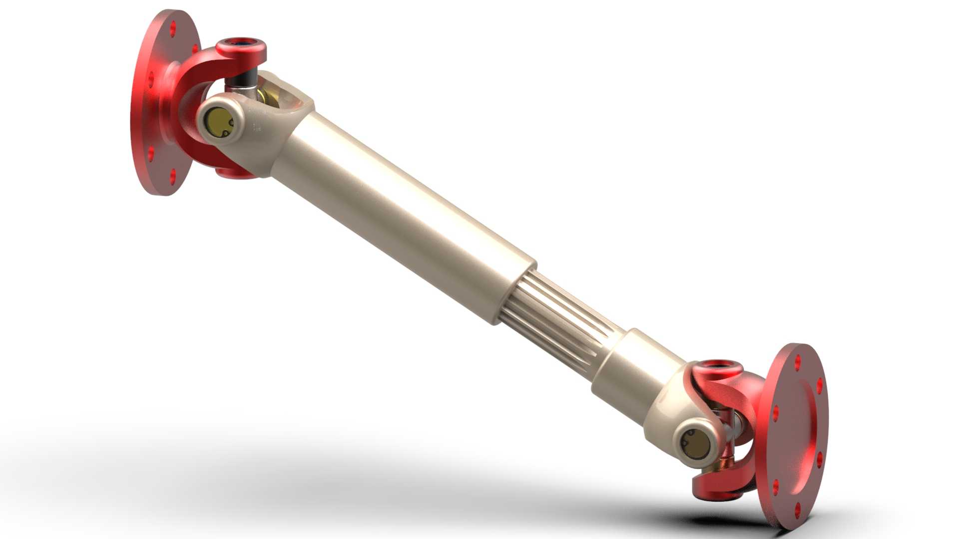 Solidworks教程#190使用SW Easy Design在Solidworks中设计双万向节轴组件