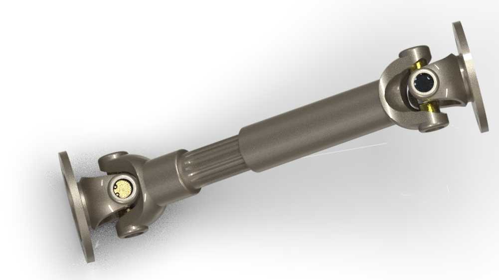 Solidworks教程#190使用SW Easy Design在Solidworks中设计双万向节轴组件