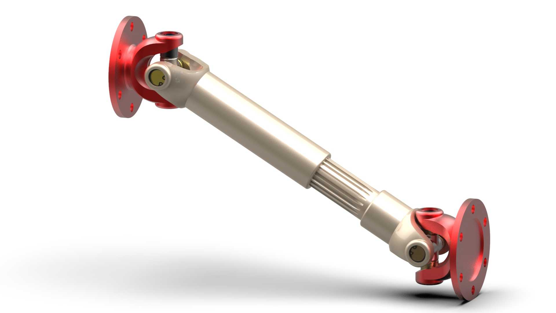 Solidworks教程#190使用SW Easy Design在Solidworks中设计双万向节轴组件