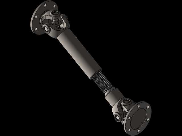 Solidworks教程#190使用SW Easy Design在Solidworks中设计双万向节轴组件