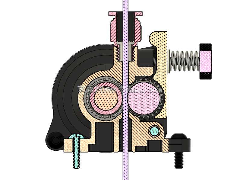轨道器v1.5 140g双驱动直接挤出机