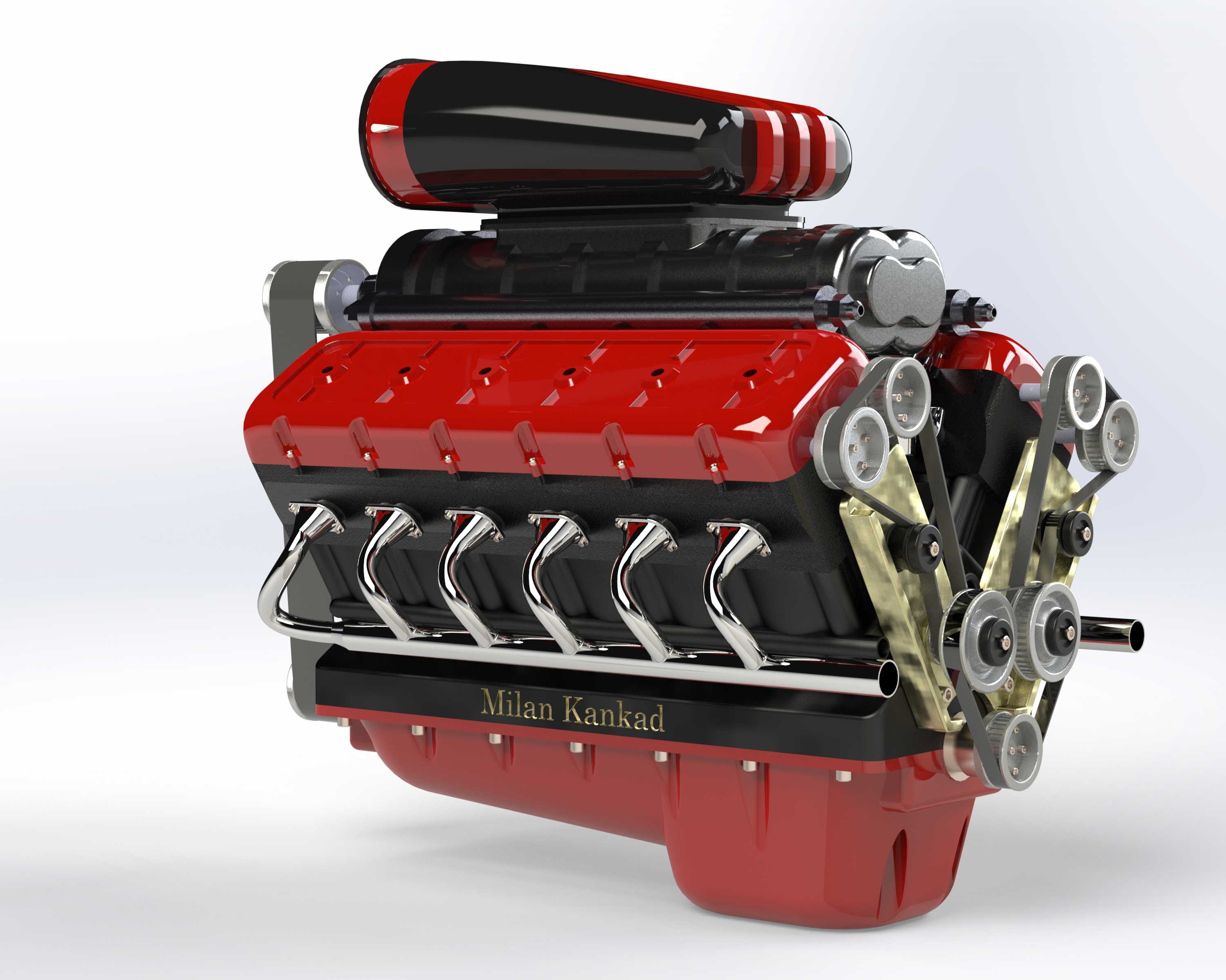 V 12发动机