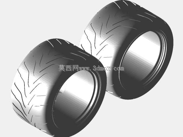赛车车轮和轮胎