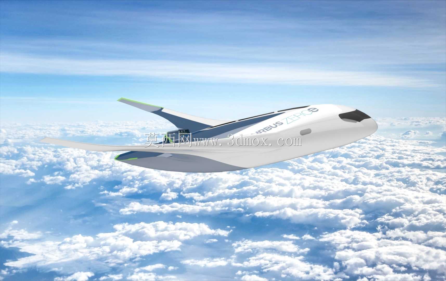 AirbusZEROe混合翼身概念