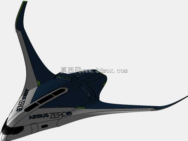 AirbusZEROe混合翼身概念