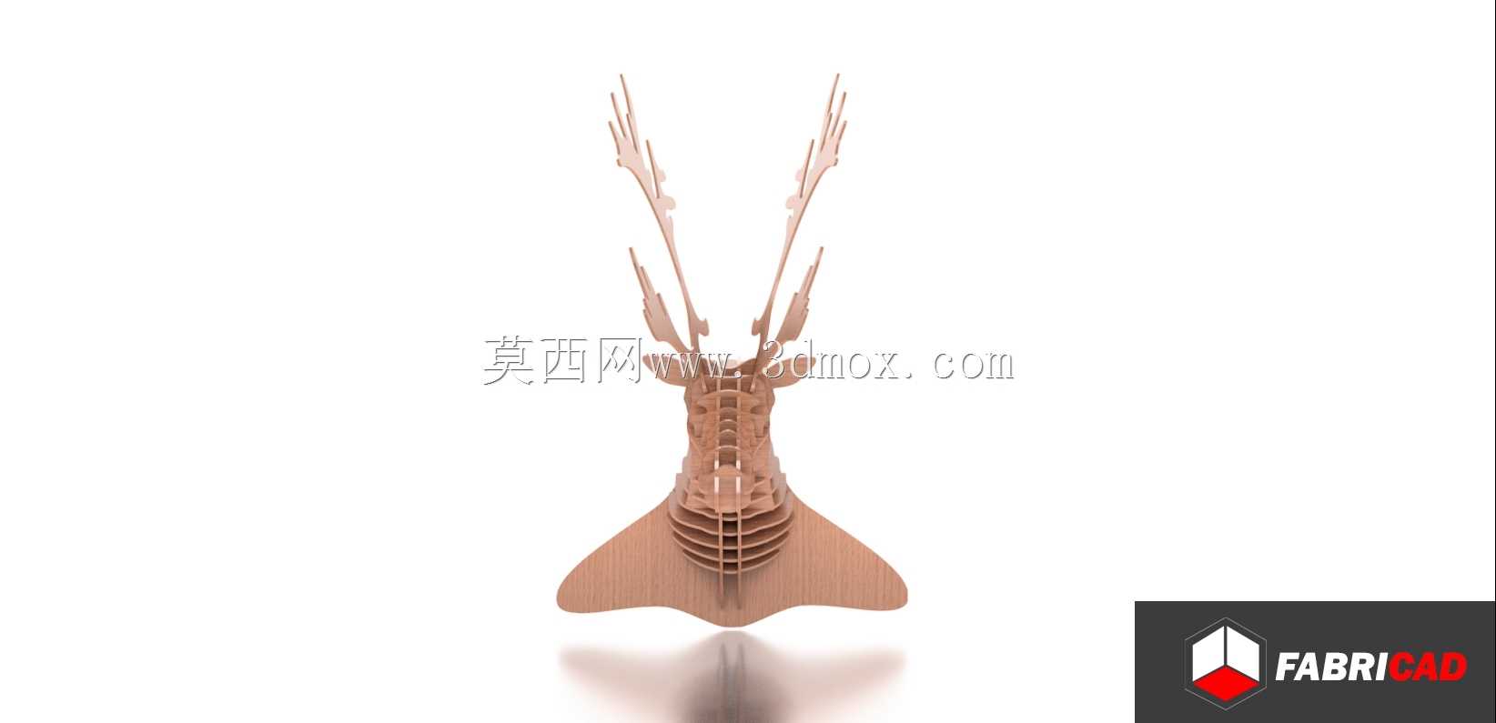 鹿头激光切割-(CABEZA DE VENADO CORTE LASER)