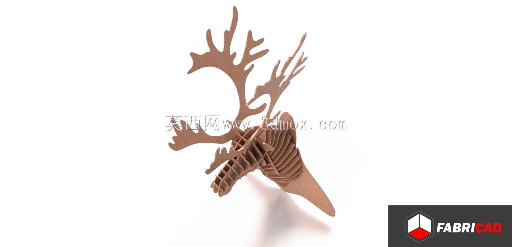 鹿头激光切割-(CABEZA DE VENADO CORTE LASER)
