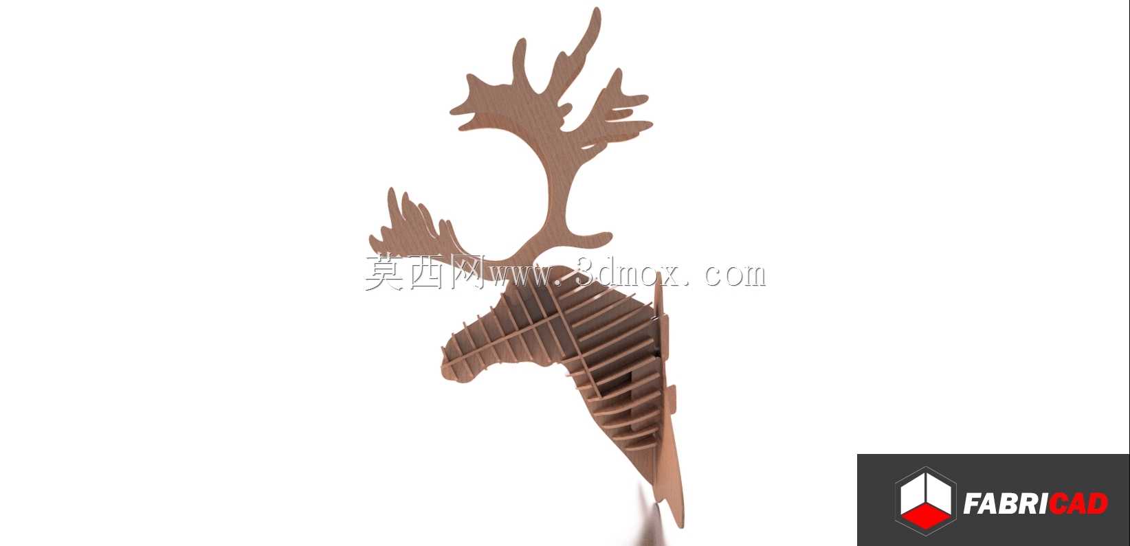 鹿头激光切割-(CABEZA DE VENADO CORTE LASER)